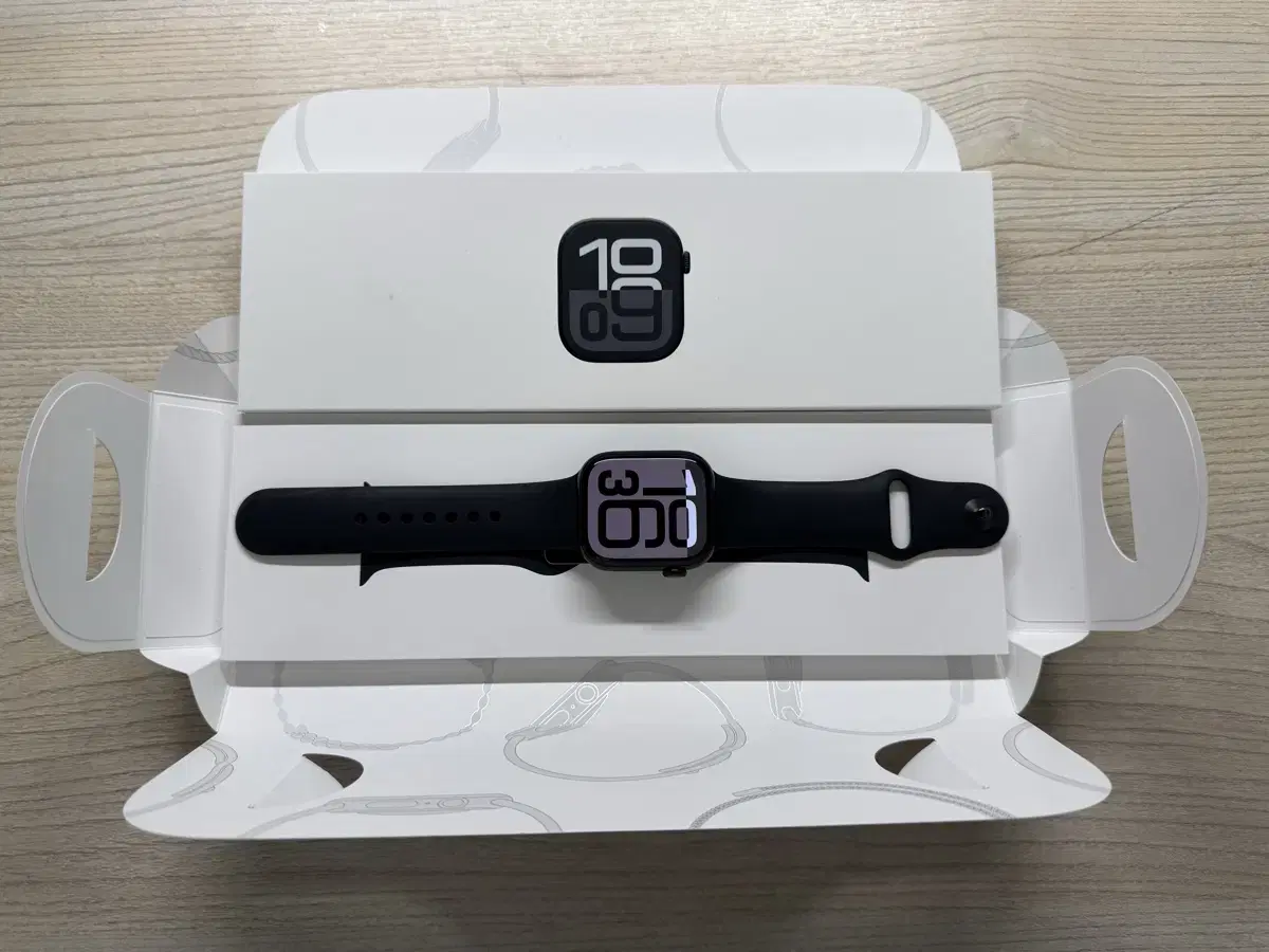 애플워치10 제트블랙 42mm gps